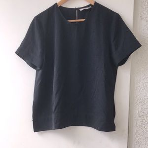 Everlane Japanese GoWeave Swing Tee Black 4 Modified